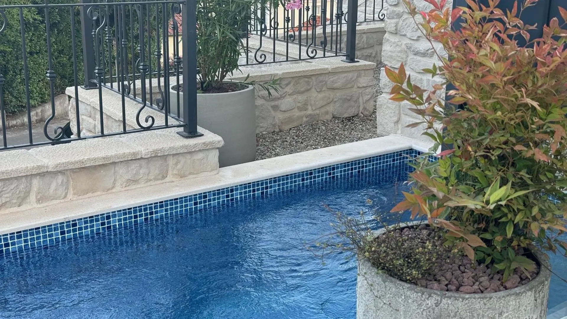Aura Adriatica Onyx - Luxury Apartment, Private Pool, Sea View, Parking Lovran Apartment